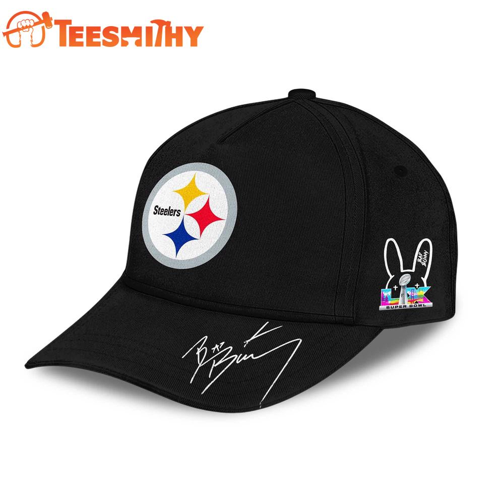 Pittsburgh Steelers NFL Bad Bunny 2026 Super Bowl LX Classic Cap
