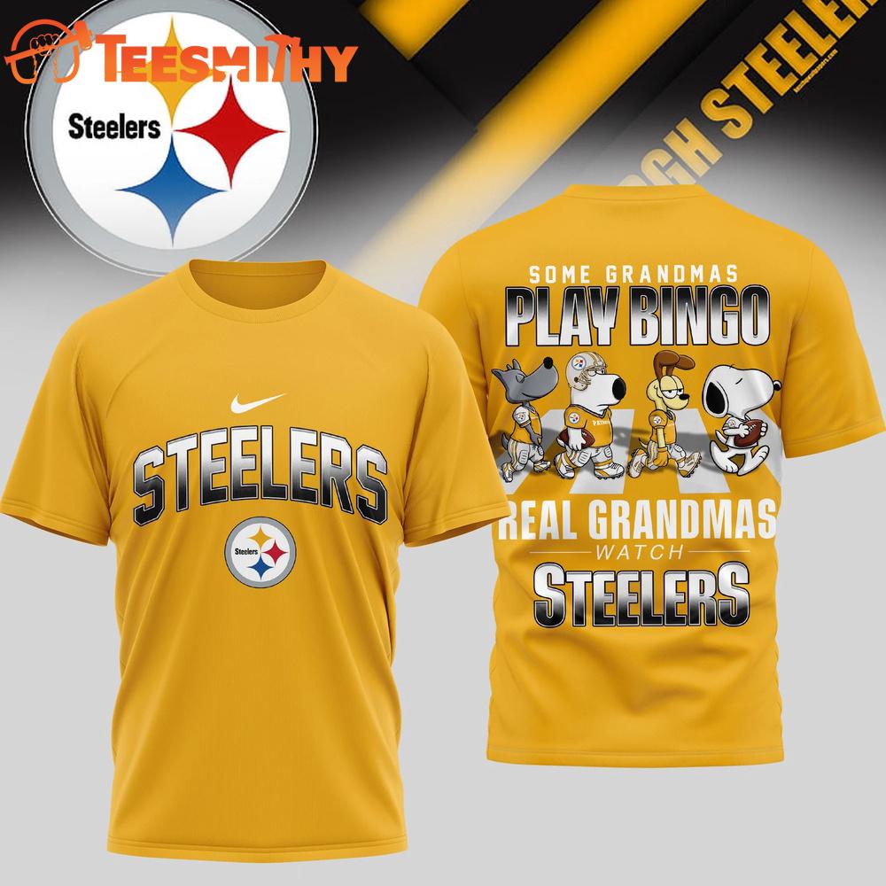 Pittsburgh Steelers NFL Cartoon Prime Time New Design 3D Shirt