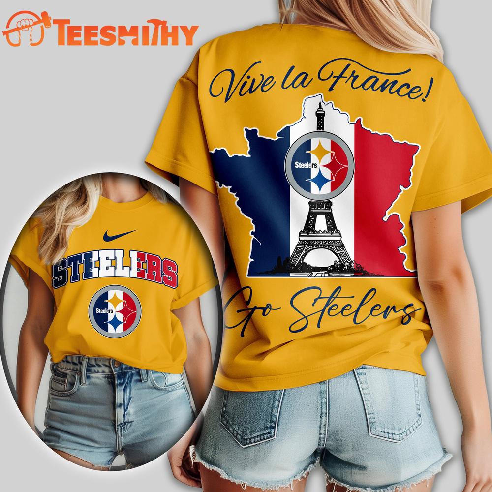 Pittsburgh Steelers NFL France All Over Print T Shirt