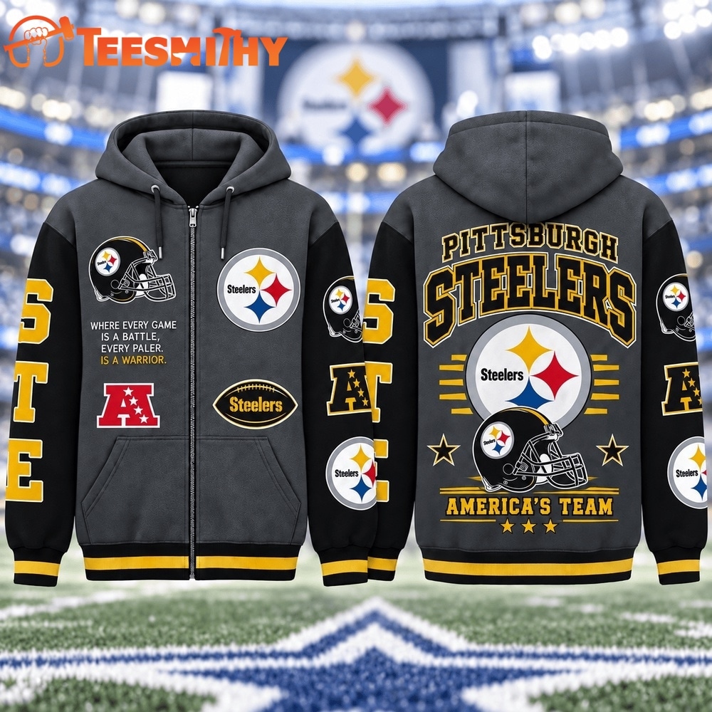 Pittsburgh Steelers NFL Gridiron Heritage Zip Hoodie