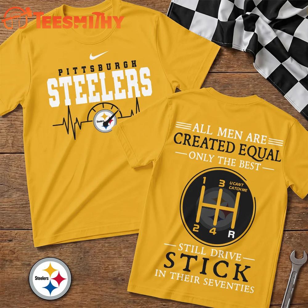 Pittsburgh Steelers NFL Highspeed Heartbeat All Over Printed T Shirt
