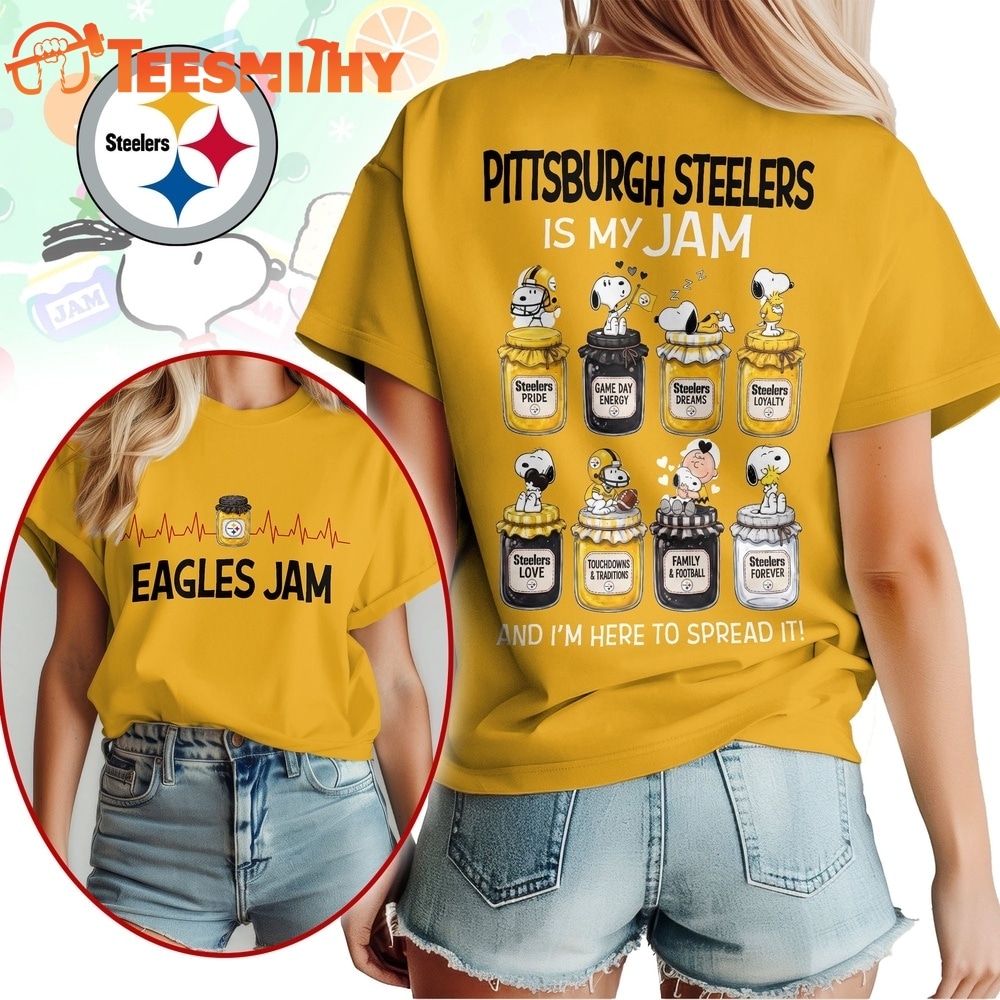 Pittsburgh Steelers NFL Jam Snoopy Peanuts Football Fan 3D Shirt