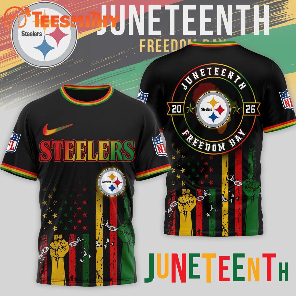Pittsburgh Steelers NFL Juneteenth Strong Together Limited Edition 3D Shirt