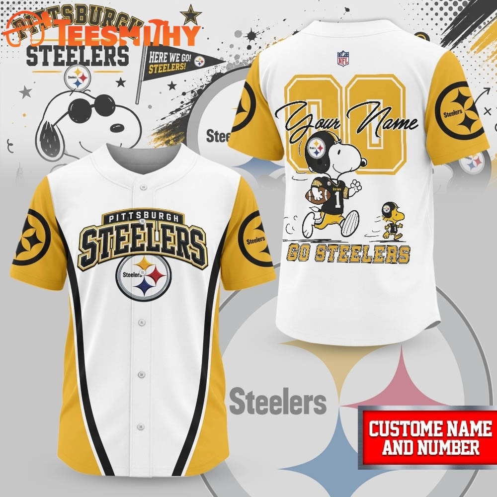 Pittsburgh Steelers NFL Snoopy Ultimate Game Day Personalized Jersey Shirt