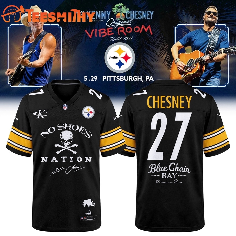 Pittsburgh Steelers x Kenny Chesney The Original Vibe Room Tour 2027 Football Jersey