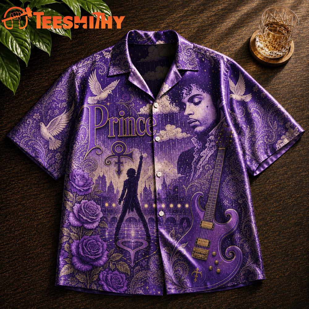Prince Music Graphic 2026 Summer Hawaiian Shirt