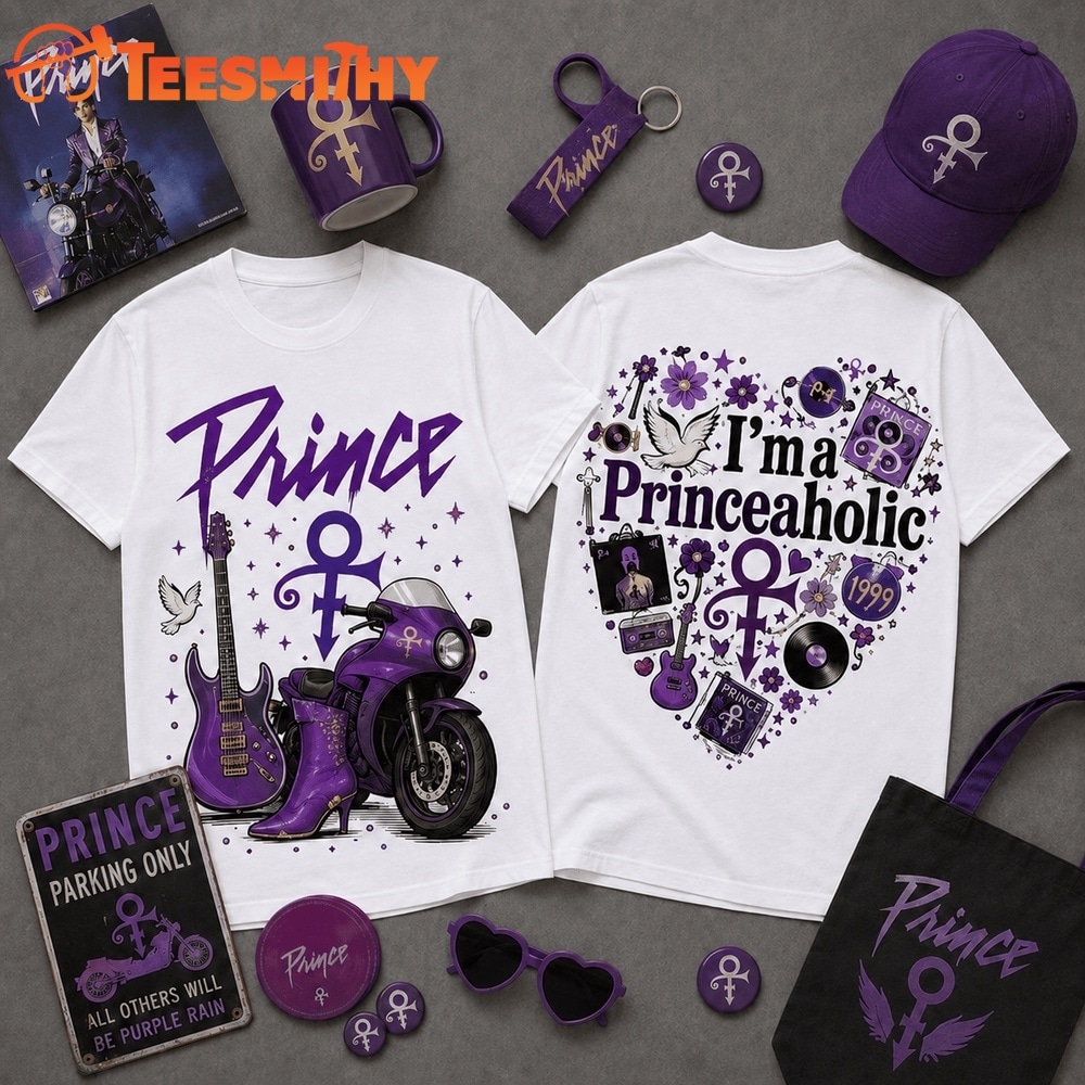 Prince Purple Rain Music Graphic 3D Shirt