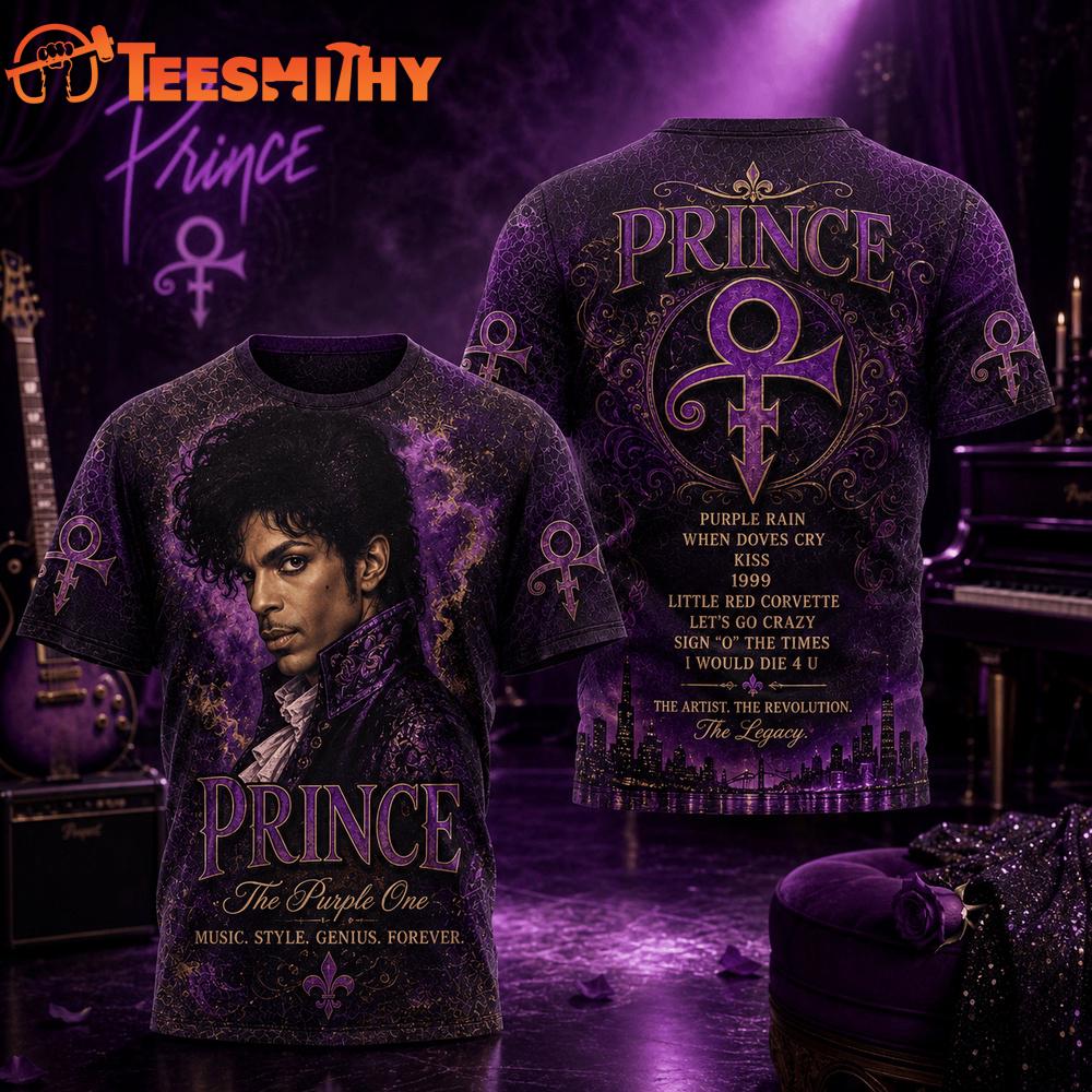 Prince Timeless Music Icon 3D Shirt