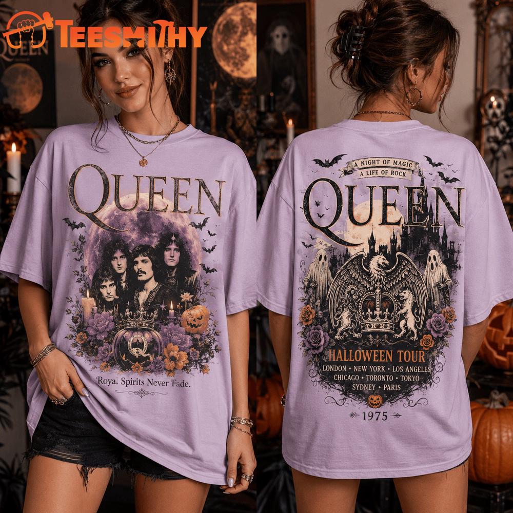 Queen Band Halloween Tour 2026 T Shirt