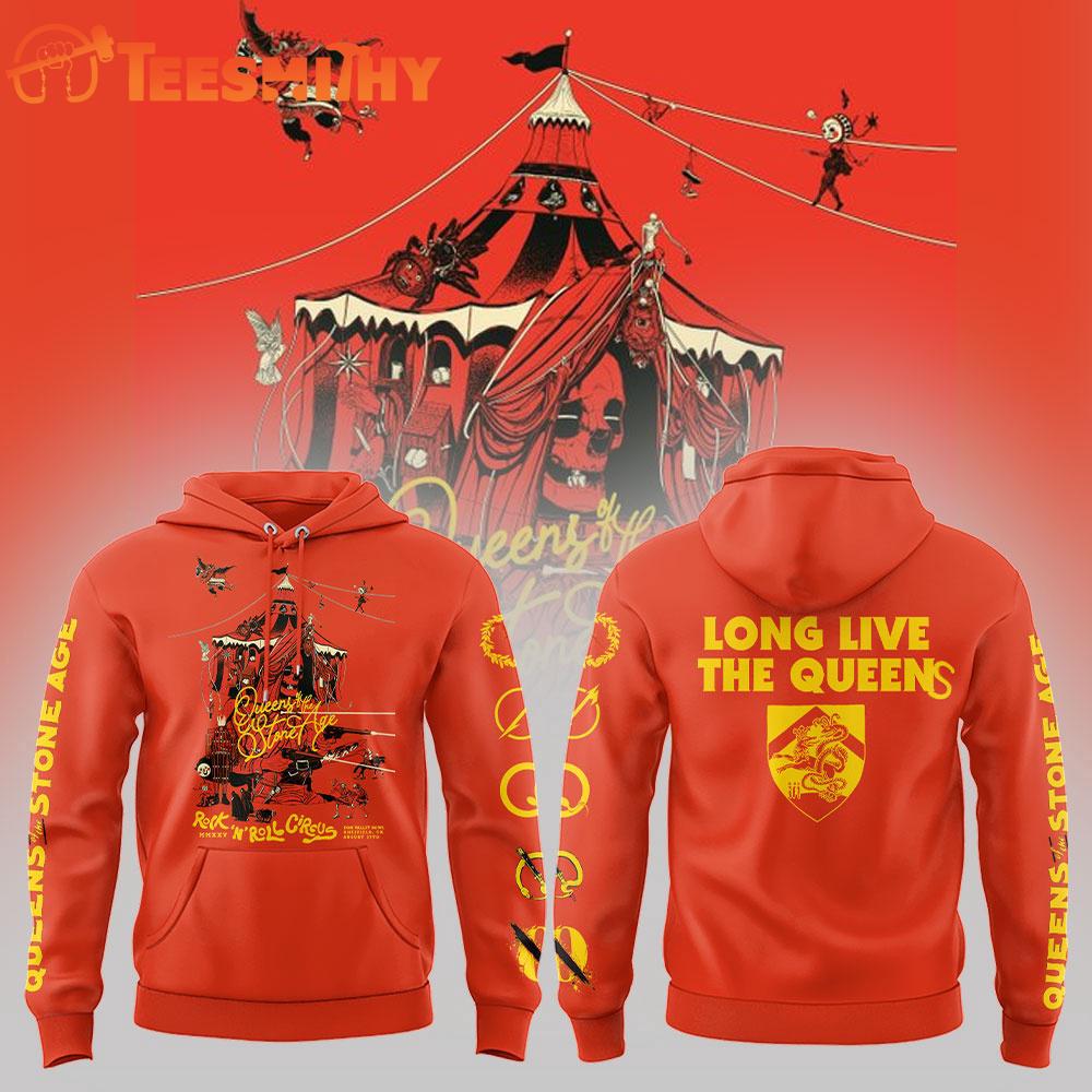 Queens of the Stone Age Aug 27 2025 Don Valley Bowl Sheffield Tour 3D Printed Hoodie