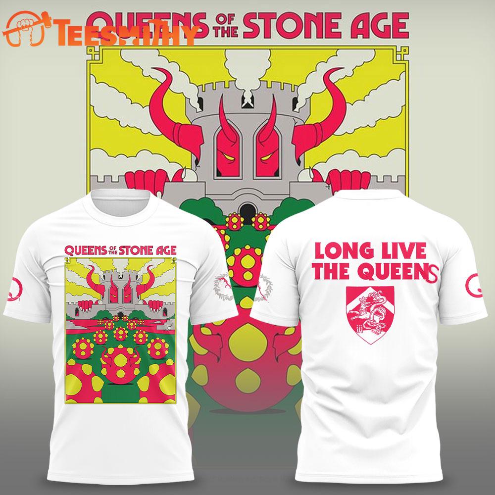Queens of the Stone Age Long Live The Queens Tour 2025 3D Shirt Queens of the Stone Age Long Live The Queens Tour 2025 3D Shirt