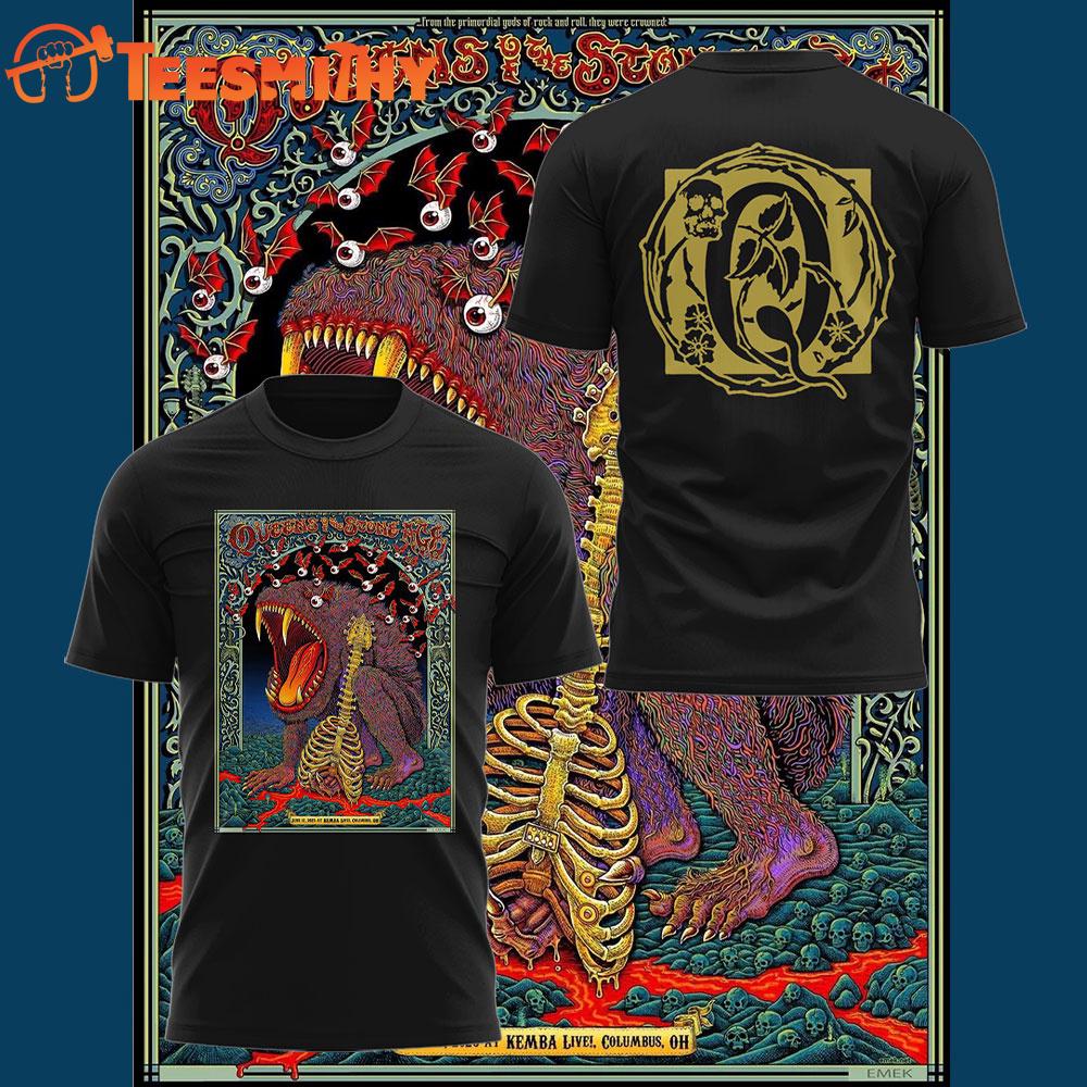 Queens of the Stone Age World Tour 2025 In Columbus T Shirt