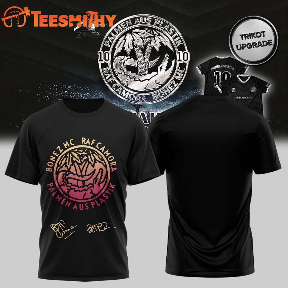 RAF Camora & Bonez MC 10 Jahre Palmen aus Plastik Tour 2026 Signature All Over Print T Shirt