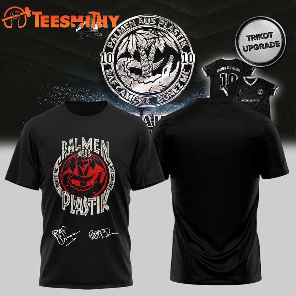 RAF Camora & Bonez MC 10 Jahre Palmen aus Plastik Tour 2026 Signature Black 3D Shirt