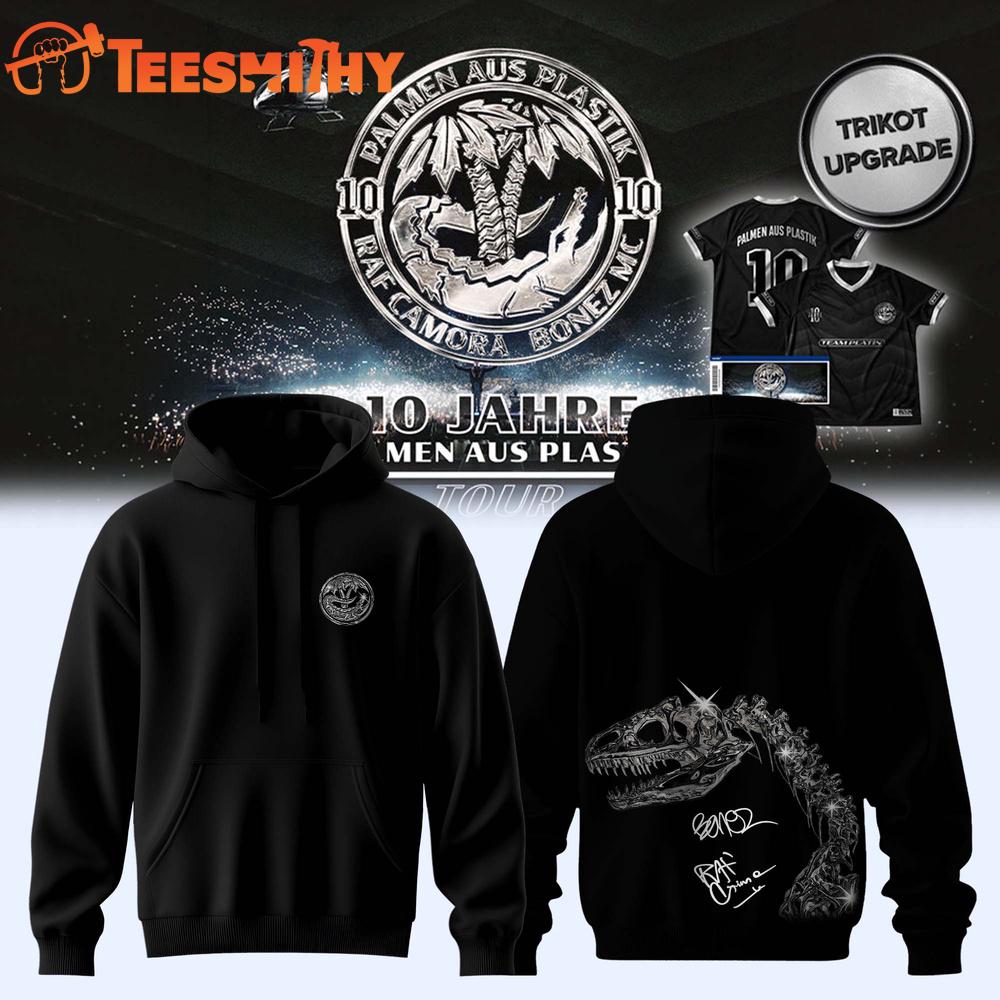 RAF Camora & Bonez MC 10 Jahre Palmen aus Plastik Tour 2026 Signature Black Hoodie