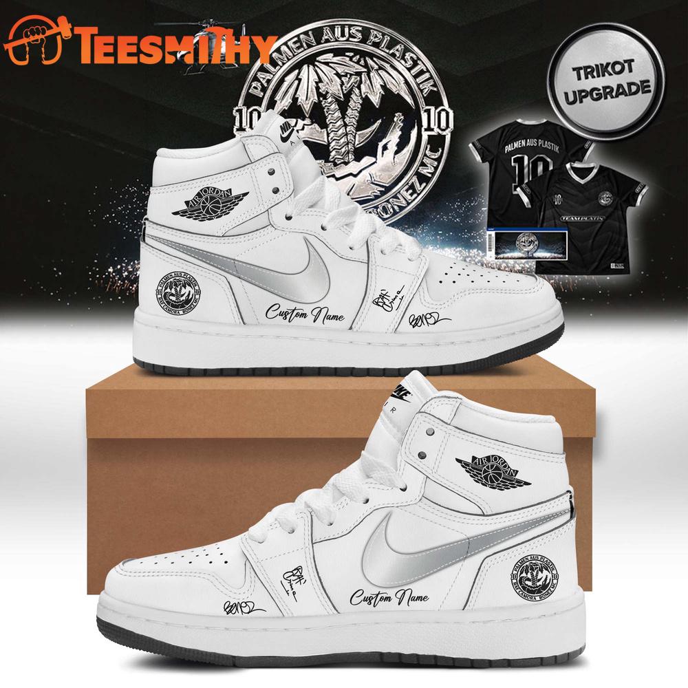 RAF Camora & Bonez MC 10 Jahre Palmen aus Plastik Tour 2026 Signature White Air Jordan 1 Shoes
