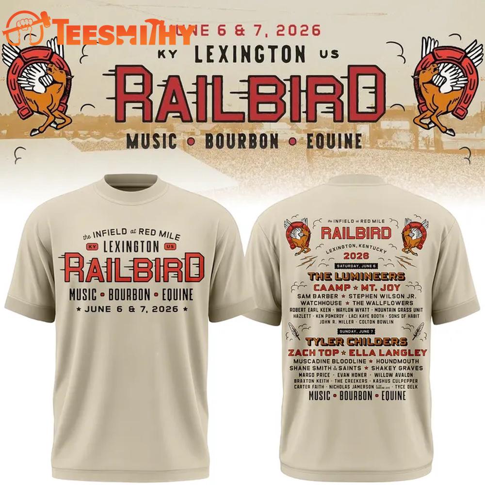 Railbird Music Festival 2026 New Design T Shirt