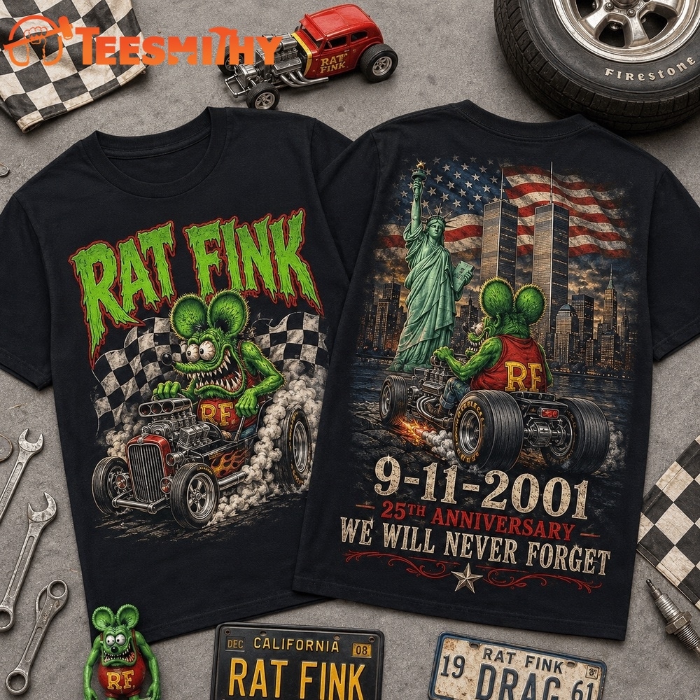Rat Fink 911 Memorial 25th Anniversary 3D Shirt
