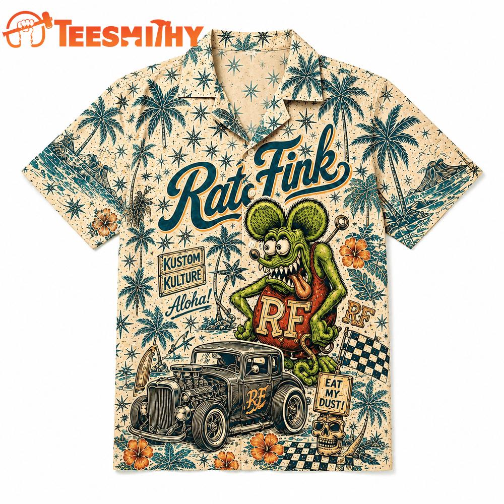 Rat Fink Tropical Summer Vibes Hawaiian Shirt