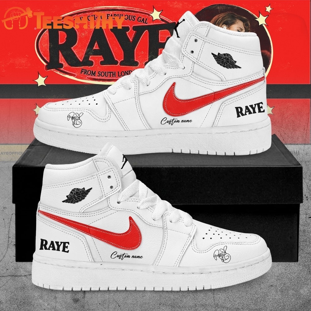 RAYE This Tour May Contain New Music Tour 2026 Custom White Air Jordan 1 Shoes