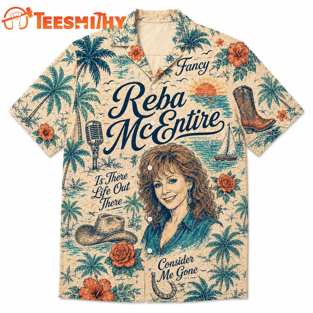 Reba McEntire Tropical Summer Vibes Hawaiian Shirt
