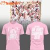 Red Roses 2025 Women’s Rugby World Cup Champions Pink 3D Shirt