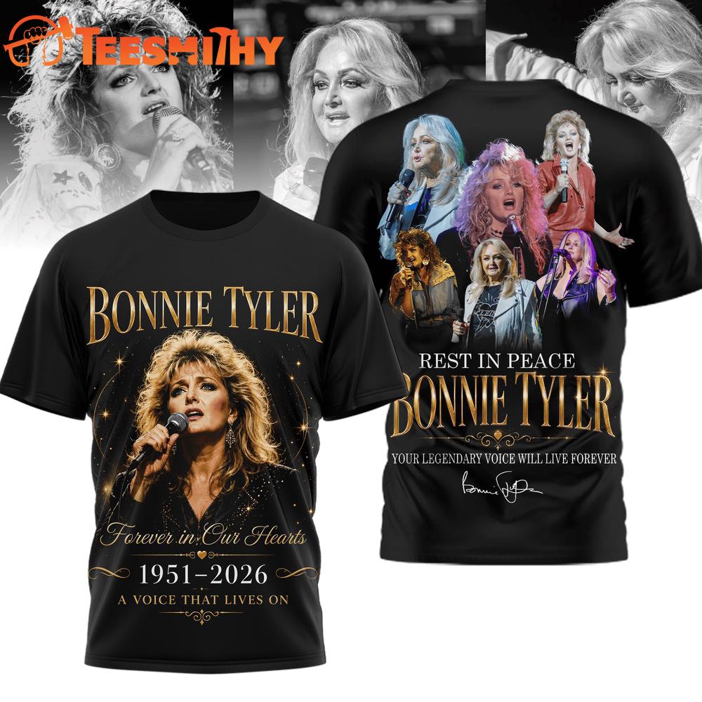 Rest In Peace Bonnie Tyler 1951-2026 T Shirt