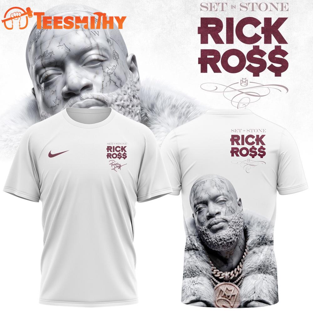 Rick Ross Set In Stone Album 2026 T Shirt
