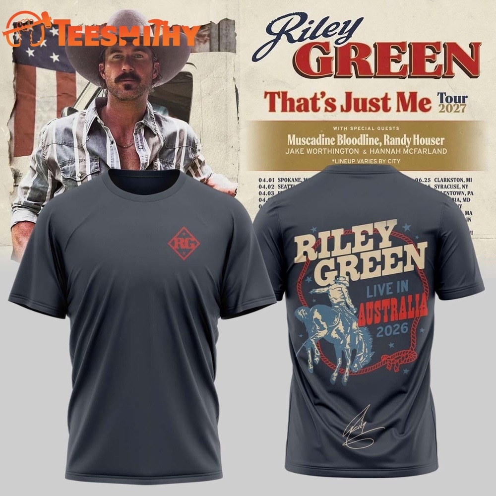 Riley Green That’s Just Me Tour 2027 3D Shirt