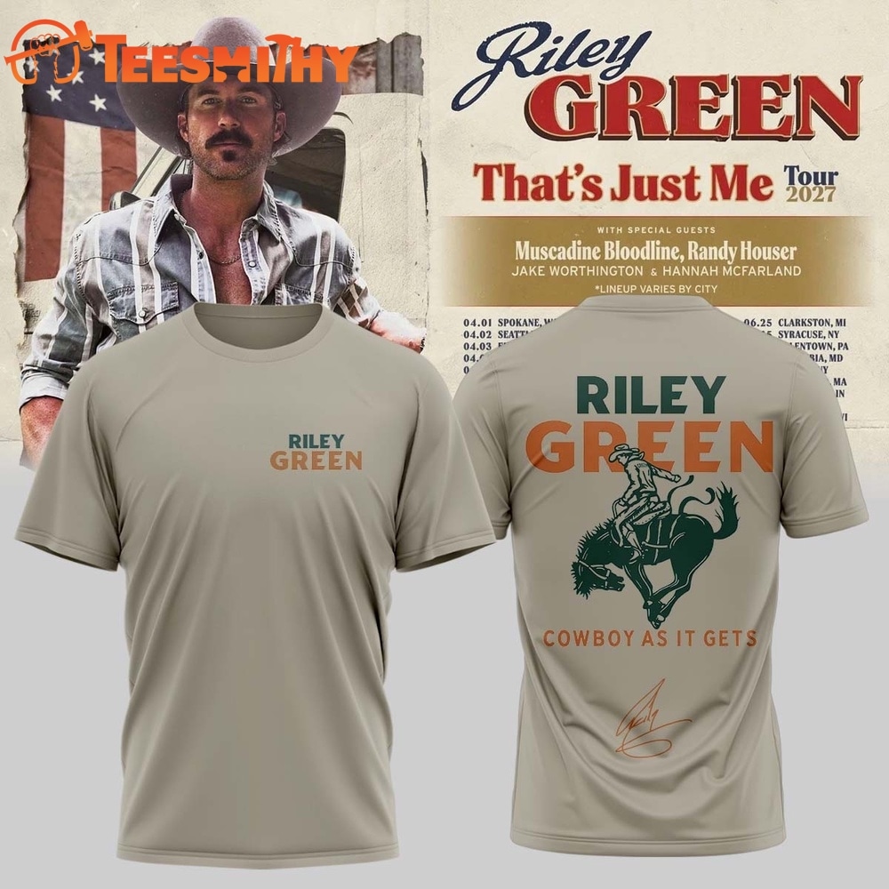 Riley Green That’s Just Me Tour 2027 Limited Edition T Shirt