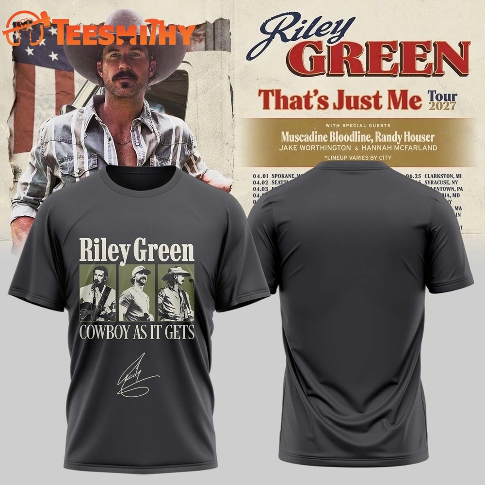 Riley Green That’s Just Me Tour 2027 New Design T Shirt
