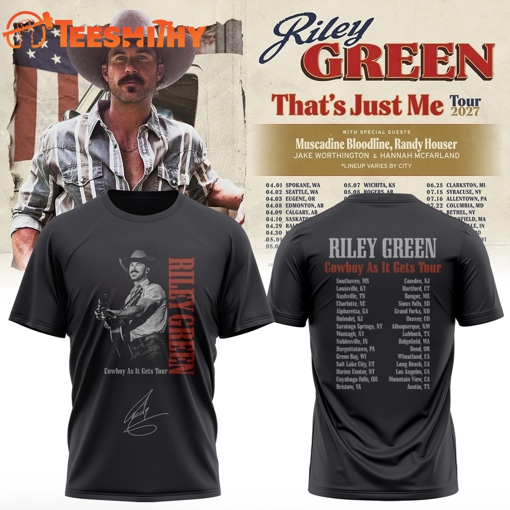 Riley Green That’s Just Me Tour 2027 Signature T Shirt