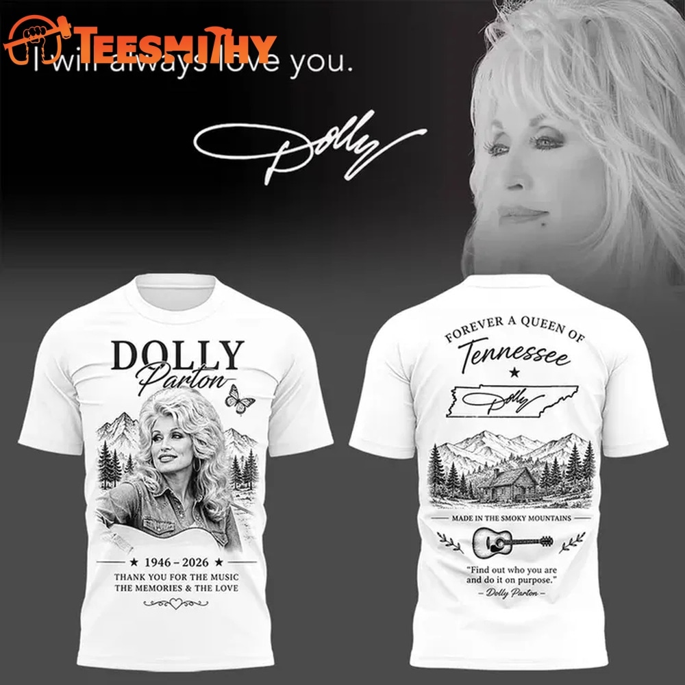 RIP Dolly Parton The Queen Of Country Music T Shirt
