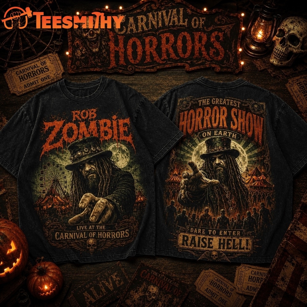 Rob Zombie Dare to Enter Raise Hell 3D Shirt