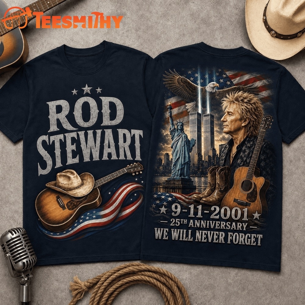 Rod Stewart 911 Memorial 25th Anniversary 3D Shirt