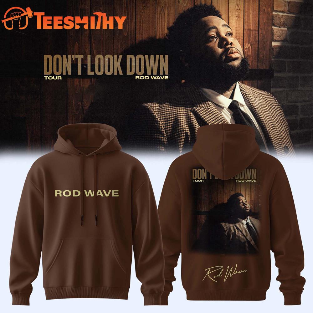 Rod Wave Don’t Look Down Tour 2026 Limited Edition Signature 3D Hoodie