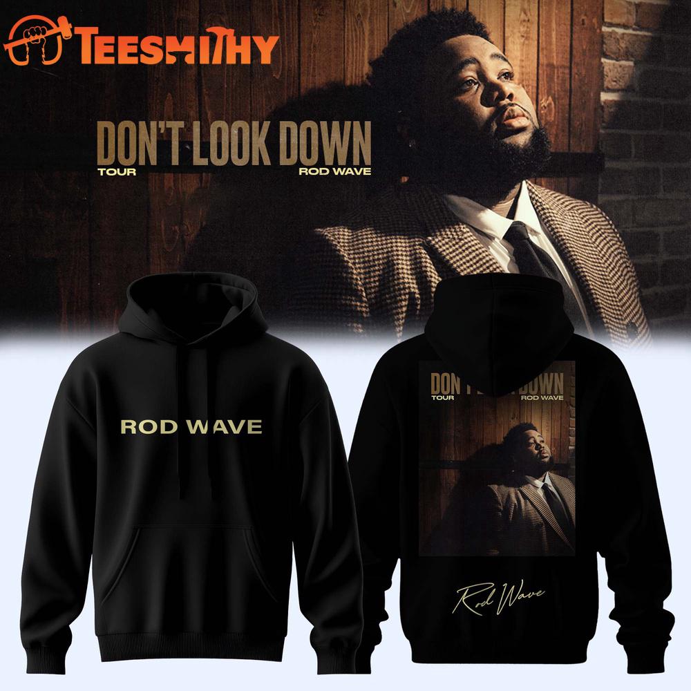 Rod Wave Don’t Look Down Tour 2026 Limited Edition Signature Black Hoodie