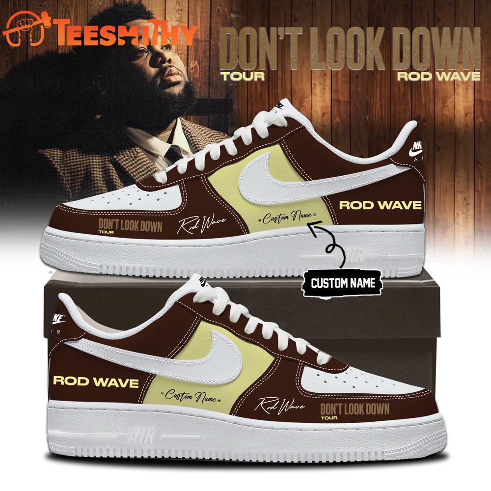 Rod Wave Don’t Look Down Tour 2026 Signature Limited Air Force 1 Shoes Sneaker