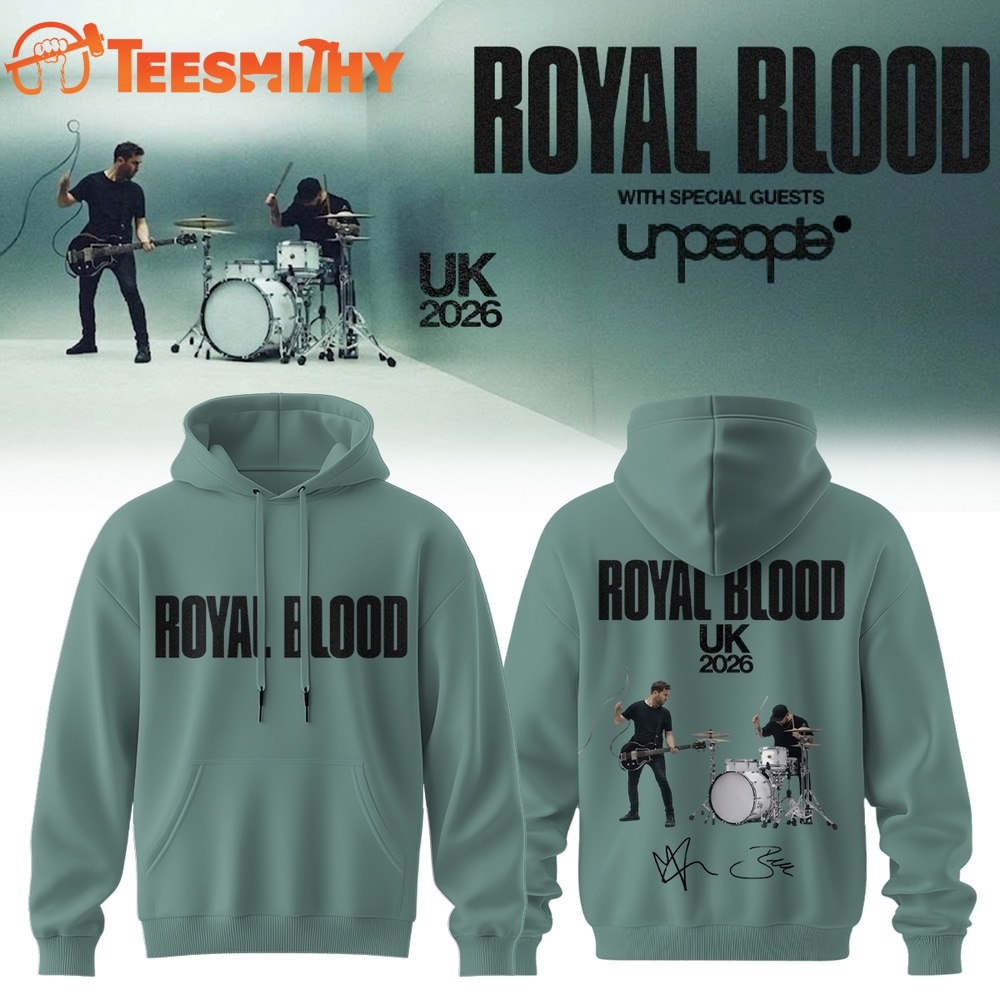 Royal Blood UK Tour 2026 Limited Edition Signature Hoodie