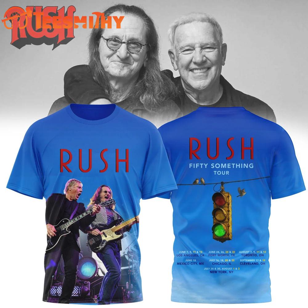 Rush Fifty Something Tour 2026 2027 Limited Edition T Shirt