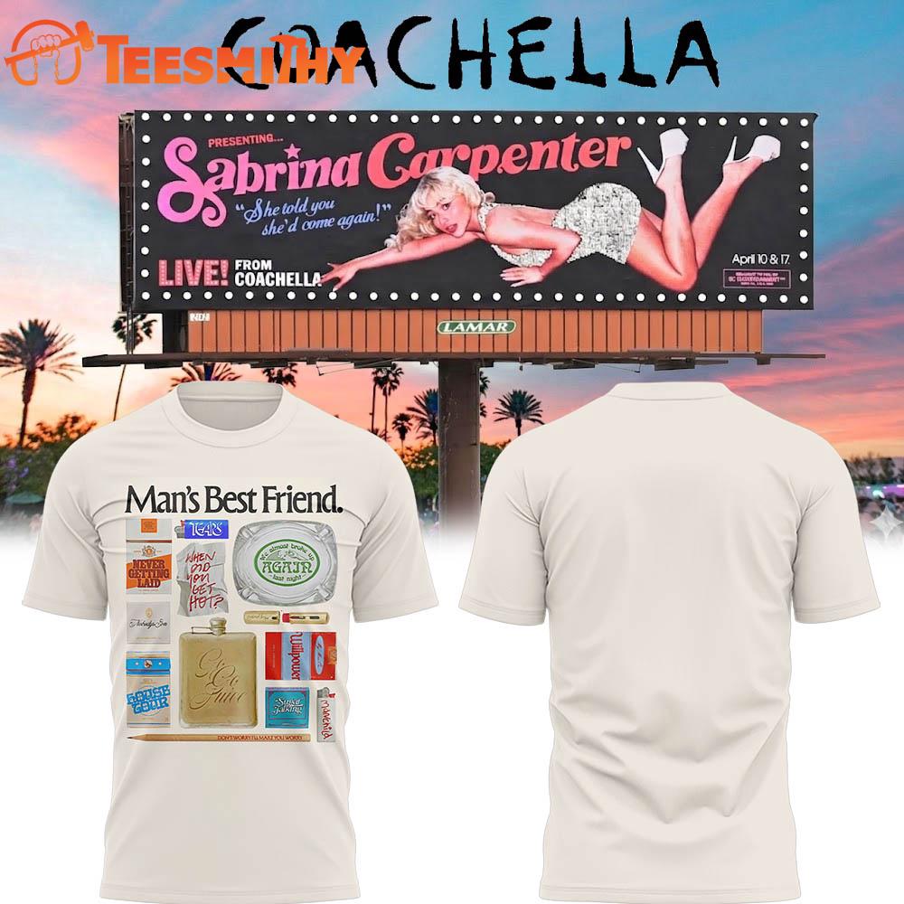 Sabrina Carpenter Music and Arts Festival 2026 White T Shirt