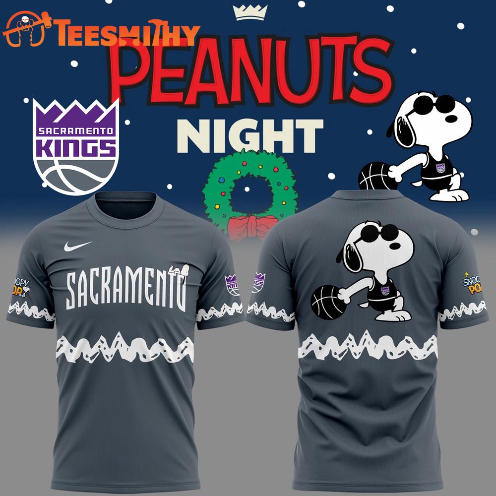 Sacramento Kings x Peanuts Night 2025 T Shirt