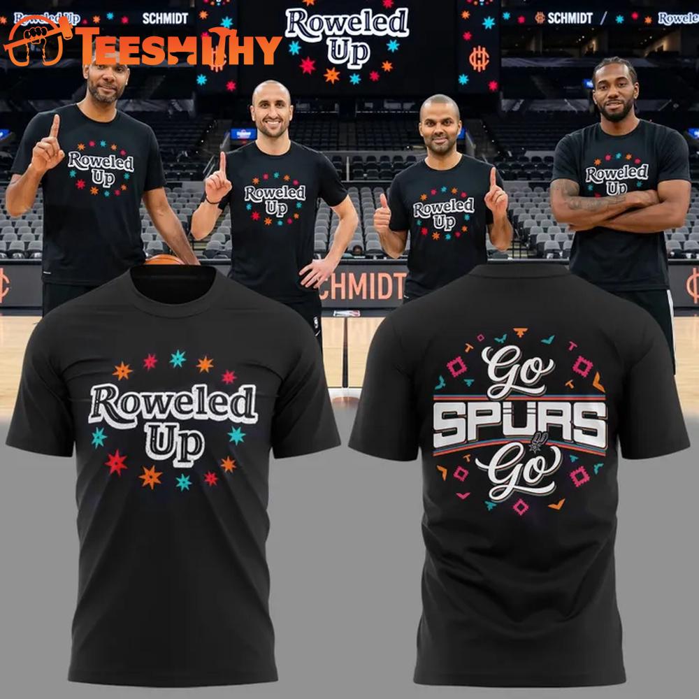 San Antonio Spurs Go Spurs Go Roweled Up T-Shirt