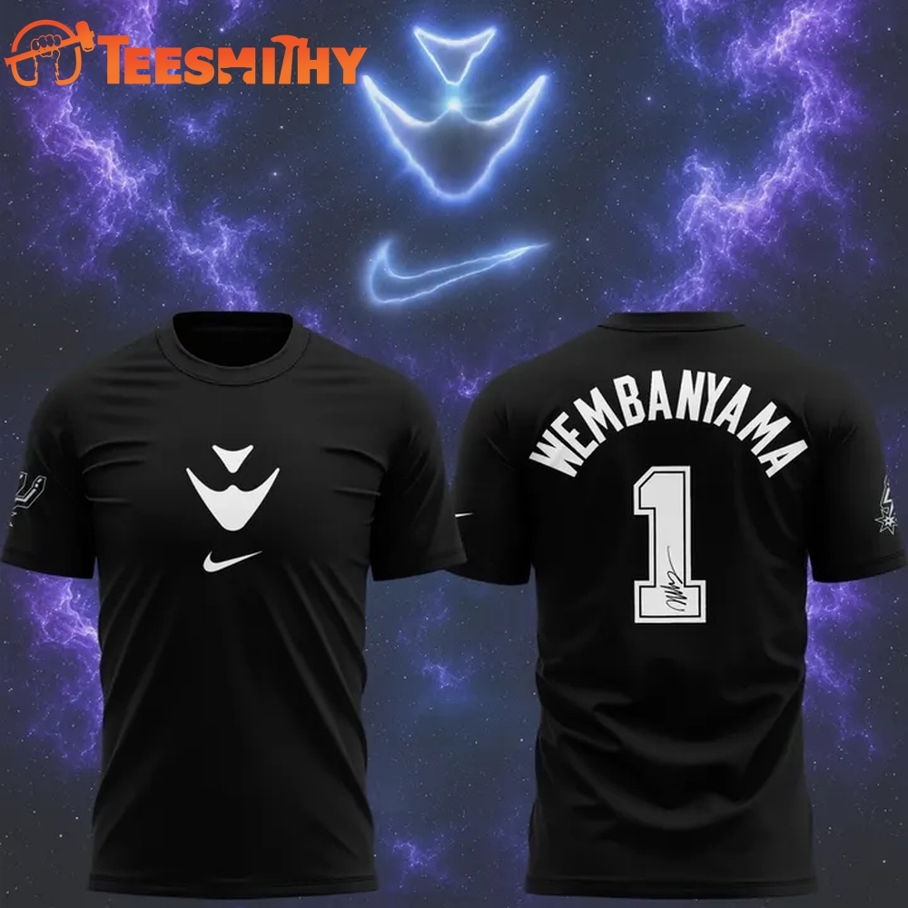 San Antonio Spurs Wemby New Logo 2026 Signature T Shirt