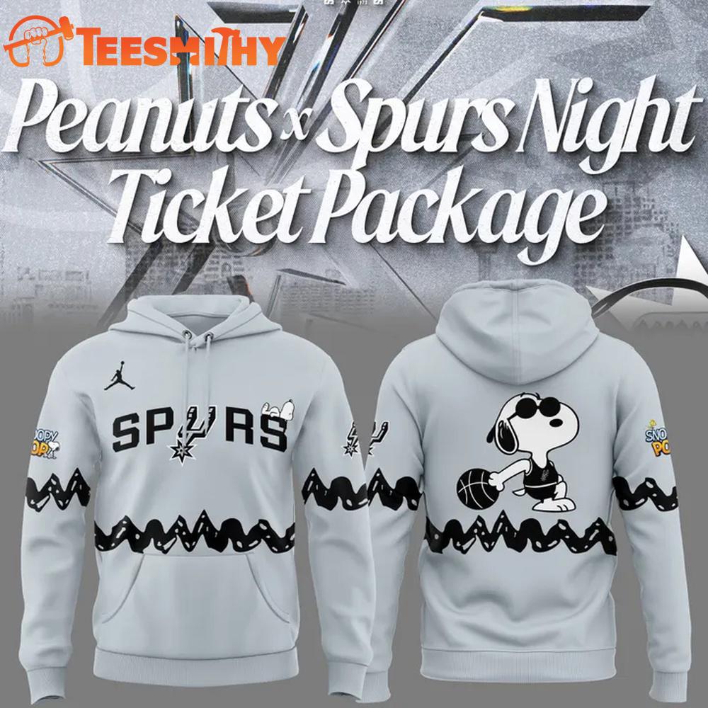 San Antonio Spurs x Peanuts Night 2026 Limited Edition Hoodie
