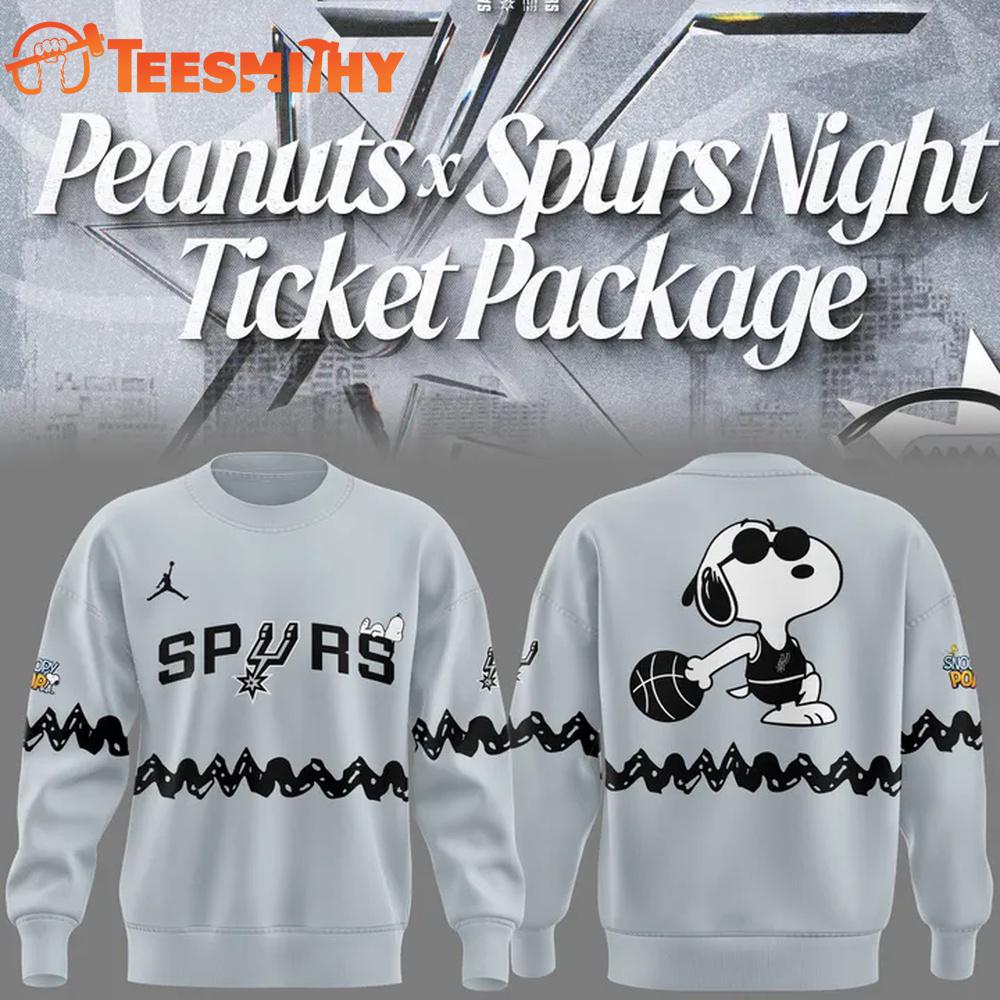 San Antonio Spurs x Peanuts Night 2026 Limited Edition Sweatshirt