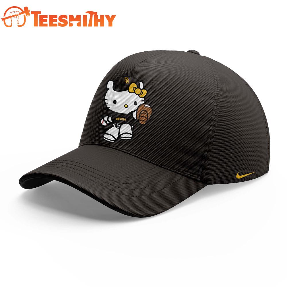San Diego Padres Hello Kitty Night 2025 Baseball Cap