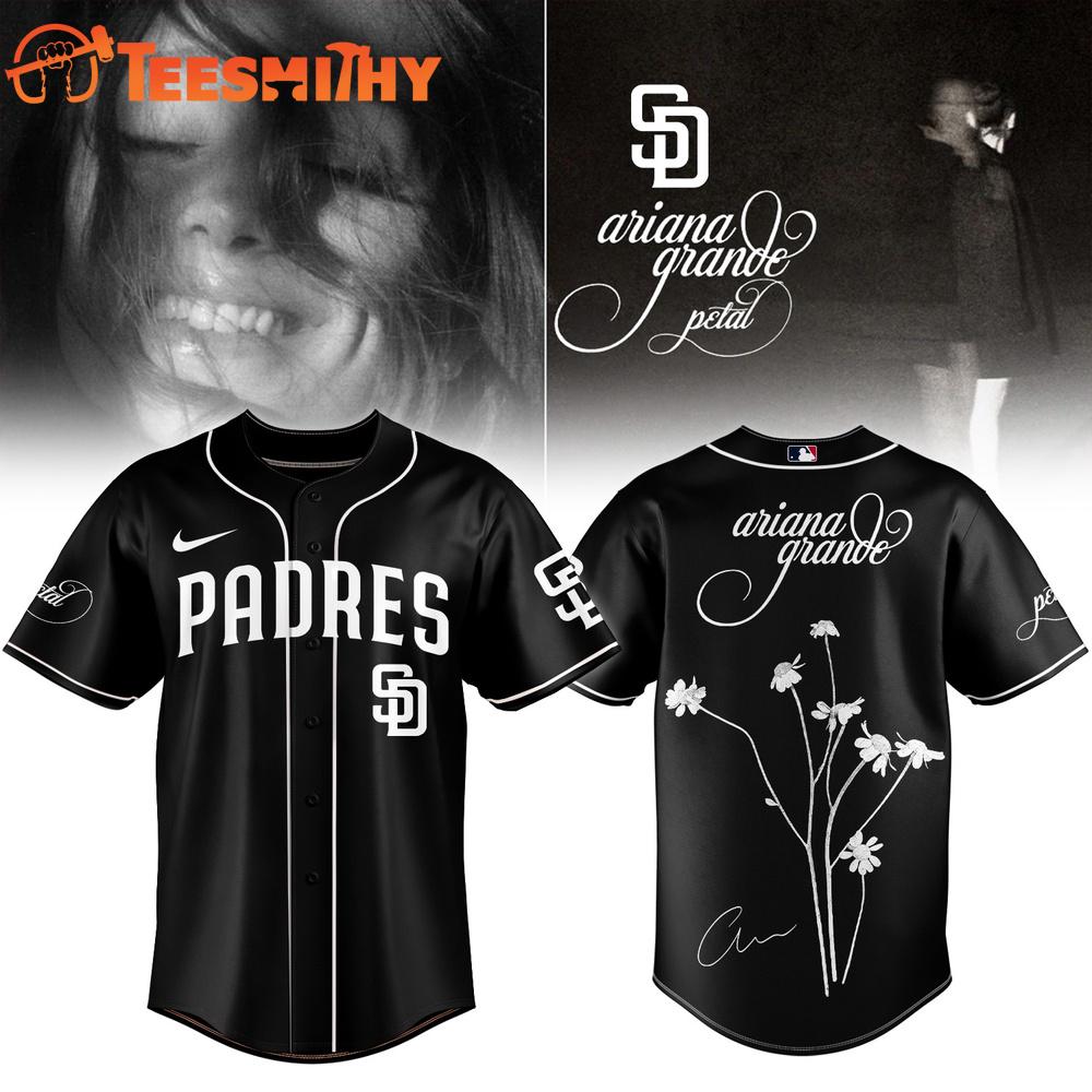 San Diego Padres x Ariana Grande’s Petal Album Baseball Jersey