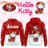 San Francisco 49ers 2025 Football Christmas Hello Kitty Hoodie Shirt