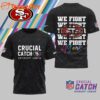 Washington Commanders 2025 NFL Crucial Catch Intercept Cancer We Fight Together 3D Shirt